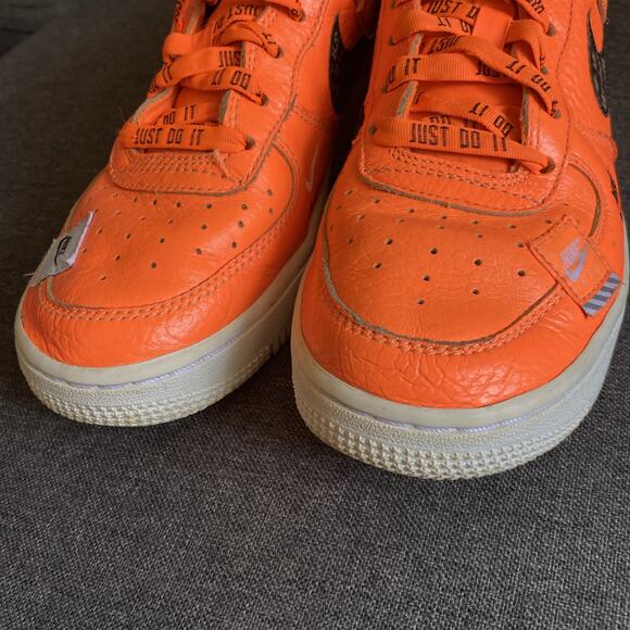 Nike Air Force 1 07 Prm Jdi Air Force Premium Orange 28C HGb60 Youth size 4.5 - Picture 11 of 16